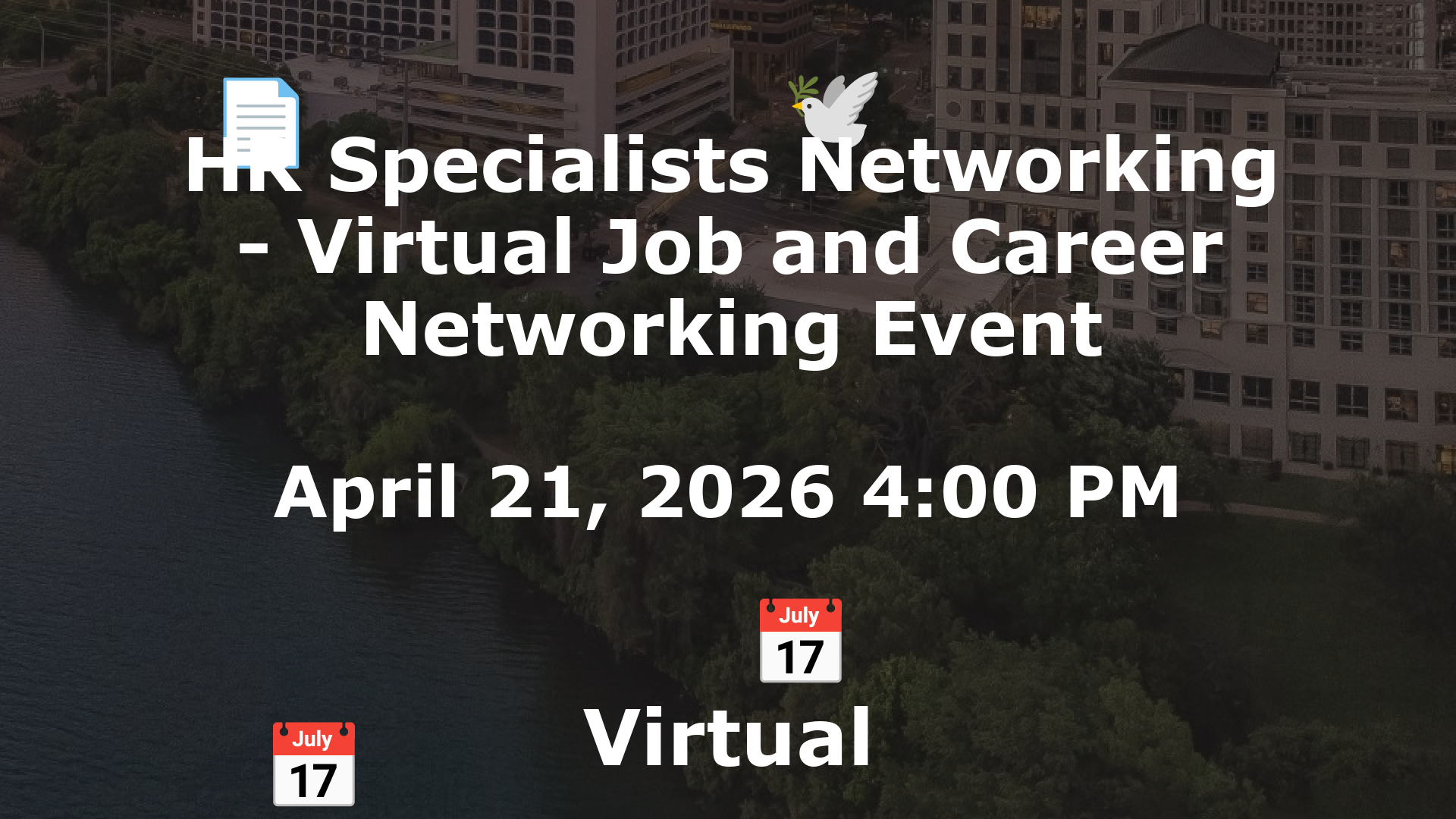 HR Specialists Networking - Virtual Job and Career Networking Event event image